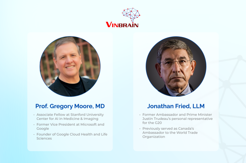 VinBrain welcomes new board and advisory board members, Dr. Gregory Moore, and Jonathan T. Fried